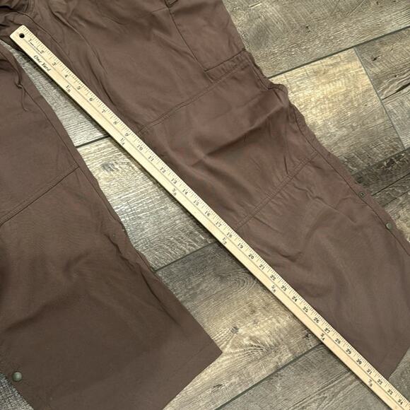 Prana Women's Roll Up Hem Cargo Hiking Pants Mud Size L - Picture 3 of 11